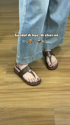 Sandal đi học, đi làm, đi chơi đều xinh nha #gaubata #sandalnu #depquaihau #depnu 