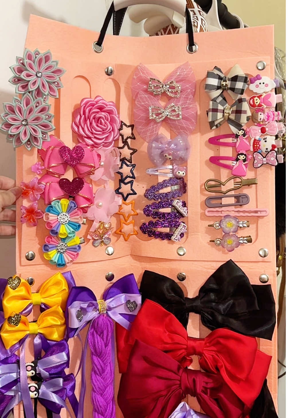 #hairclip #organizer #hangingorganizer #hairaccesories #hanginghaircliporganizer 
