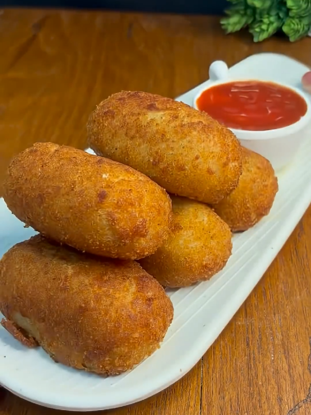 💥 Viral potatoes bites 🤮#shorts #food #potatoes #bites #recipes 