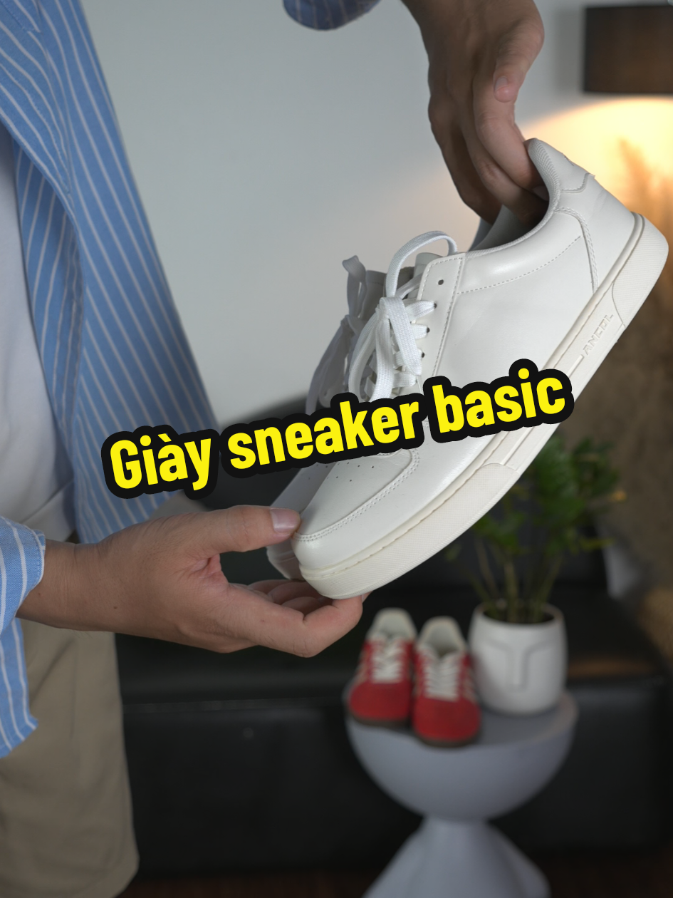 Một đôi sneaker basic sẽ cân mọi outfit cho anh em #giaysneaker #giaynam #sneaker #chuhung9011 #chúhùng 