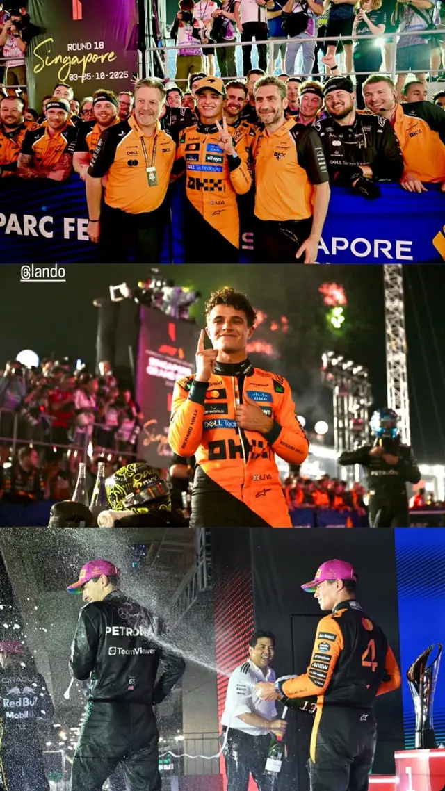 #F1TikTok #LandoNorris #SingaporeGP #McLarenF1 #Socials 