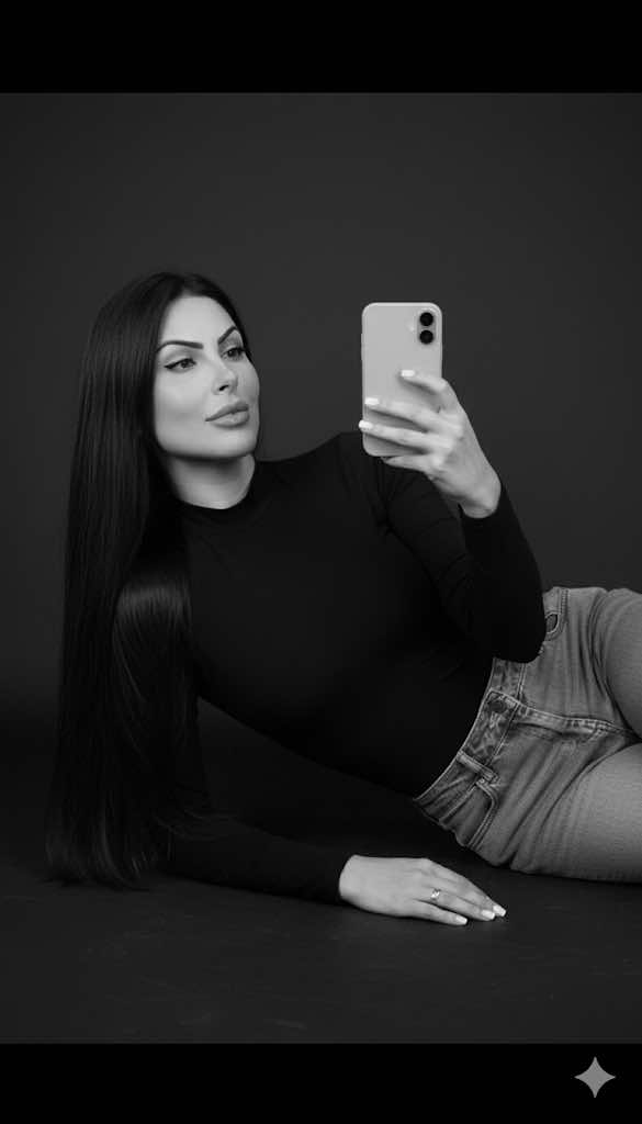 💆🏻‍♀️💃🏻🖤 #CapCut#IA#ensaiofotografico#morena#trend