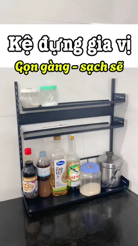 Cái kệ đựng gia vị này gọn gàng mà để được rất là nhiều đồ luôn ý#kegiavinhabep #kedunggiavi #viralvideo #giadungtienich #xuhuong  @Phượng riviu🍋  @Phượng riviu🍋  @Phượng riviu🍋 