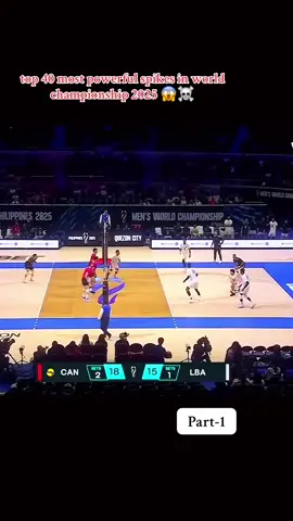 Part-1 top 40 most powerful spikes in men’s world championship 2025 😱☠️ #volleyball #volleyballworld #powerfulspikes #worldchampionship2025 #spikes 