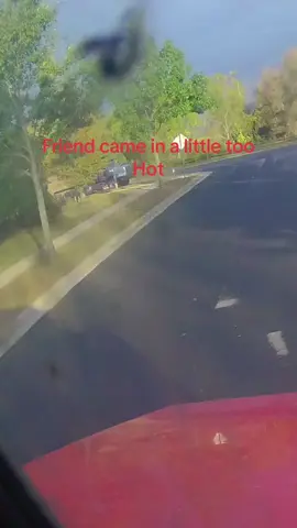 VROOM VROOM CURB SLAM #truckersoftiktok #CDL #trucker #dashcam 