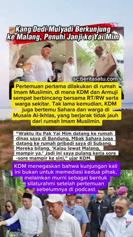 KDM Berkunjung Ke malang. Salah satu pemimpin idola mimin ini #beritaviral #KDM #yaimim 