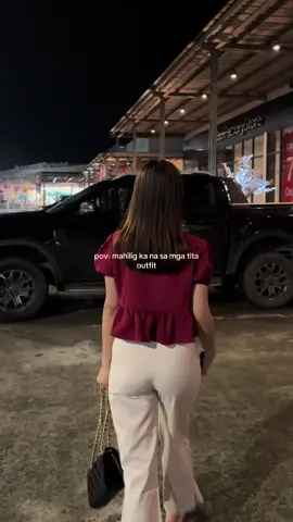 Mas classy tingnan 🤍✨ #titaoutfits #ribbontop #coquette #coquettetop #outfit 