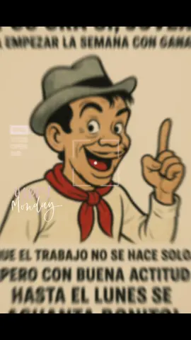 Feliz Inicio de Semana!✌🏼😉 Buenos días!☀️ 🎩✨ “Pos ora sí, joven, a empezar la semana con ganas, que el trabajo no se hace solo… ¡pero con buena actitud hasta el lunes se aguanta bonito!” 😄☕ #feliziniciodesemana #felizlunes #actitudpositiva #motivaciondiaria #humorlatino 