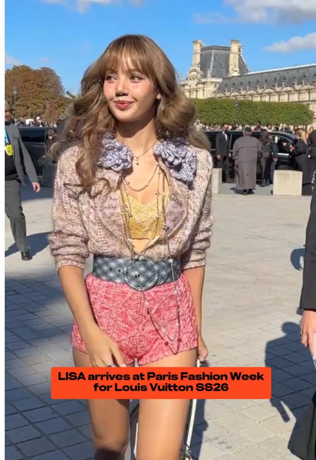 Queen LISA (@LISA) in her element at Paris Fashion Week 🌸  #LISA #PFW