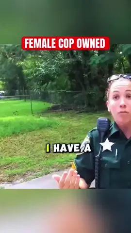 Female Cop Gets Owned On The Law😨