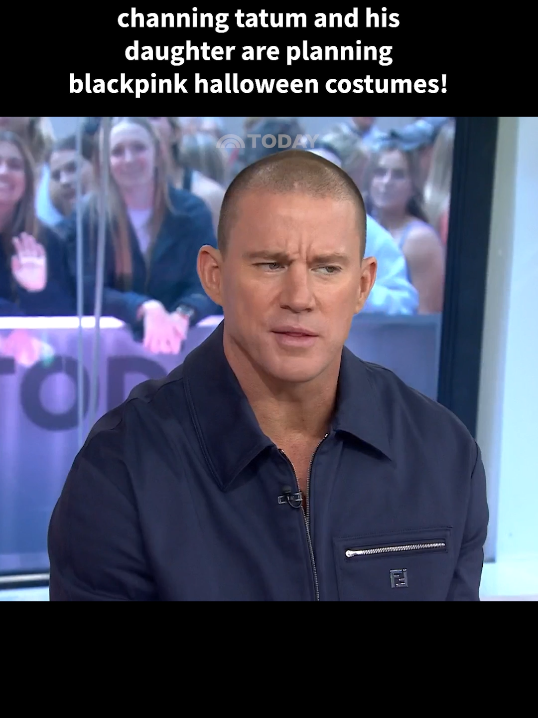 Channing in your area!!! Channing Tatum shared that he and his daughter Everly are planning a @bp_tiktok themed Halloween costume this year! Tatum said Everly and her friends will be dressed as the members of the group, and he will be in uniform as their security guard. We can't wait to see it! #TODAYShow #BLACKPINK