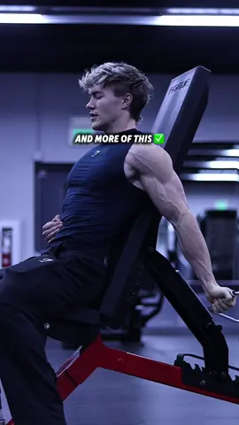 Here is how you can improve your arm workouts. Getting my ranking with @liftoff_app  - Instead of facing the machine doing single arm cable curl, try using a bench and sitting facing AWAY from the cable attachment so you get more tension in the lengthened part of the rep. The bench helps with stability, you can also do this standing.  - For the standing barbell curl, instead of going super heavy and carling the weight with your elbows behind you with half reps, try going lighter and position your elbows IN FRONT of your body to better isolate the biceps, while keeping tension through the entire motion and getting a better stretch at the bottom  - Instead bent over tricep extension, try doing a lying dumbbell tricep extension on an incline bench. The reason why I avoid bent over tricep extension is because you only target the triceps during the shortened part of the rep and you also use other muscle groups like rear debits and back to hold the weight behind you. Lying down on an incline bench and doing the rep with the weight behind your head will allow you to isolate the triceps and give the most tension in the stretched position. Plus you can go much heavier.  - #armworkout #workout #gym #Fitness #fit 