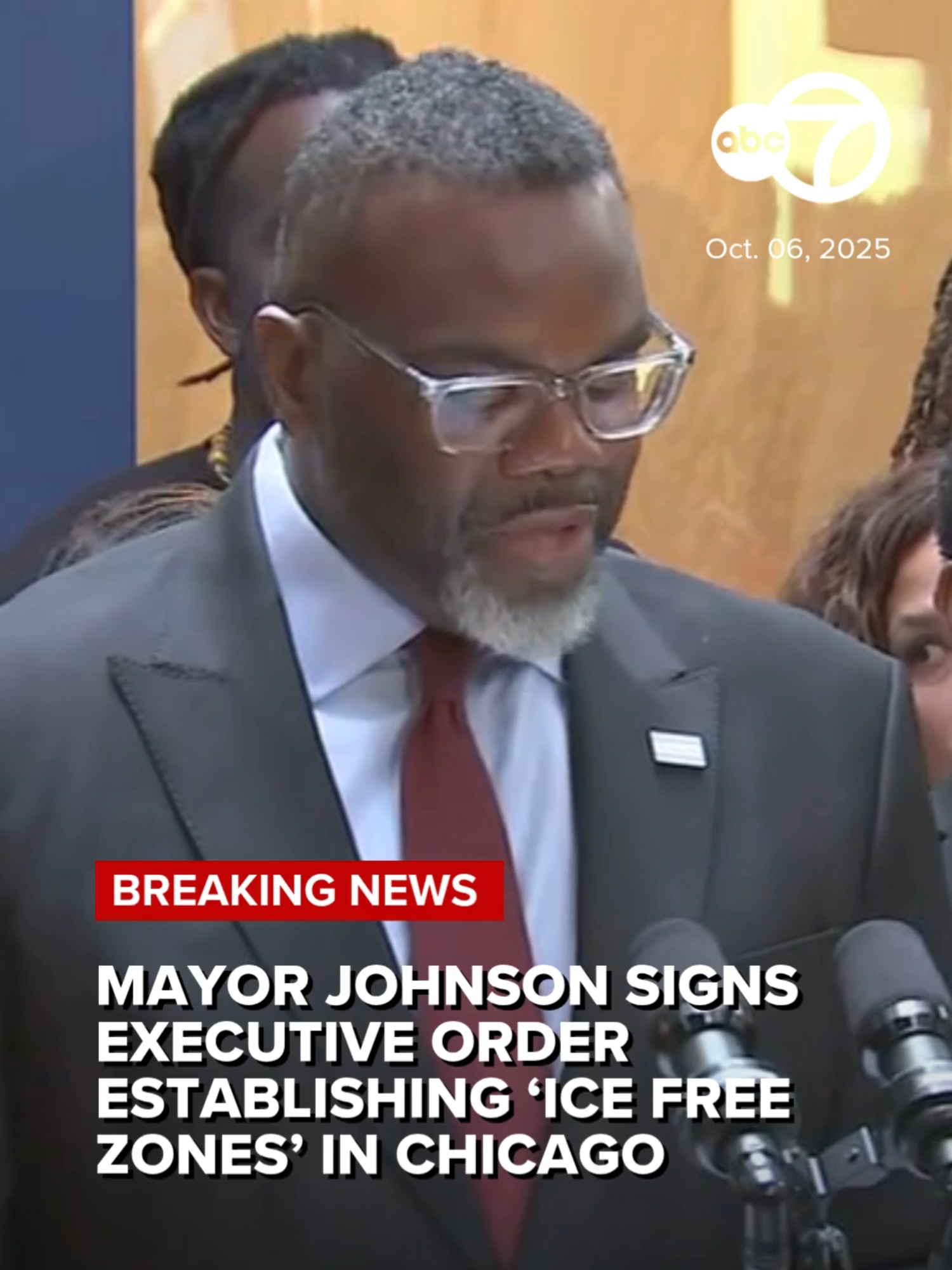 On Monday, Mayor Brandon Johnson signed an executive order to prohibit federal authorities from using City-owned properties as operations bases for civil immigration enforcement activities.