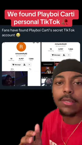 @richardmilly82 that’s his account #playboicarti #antagonisttour #rap #hiphop #viral 