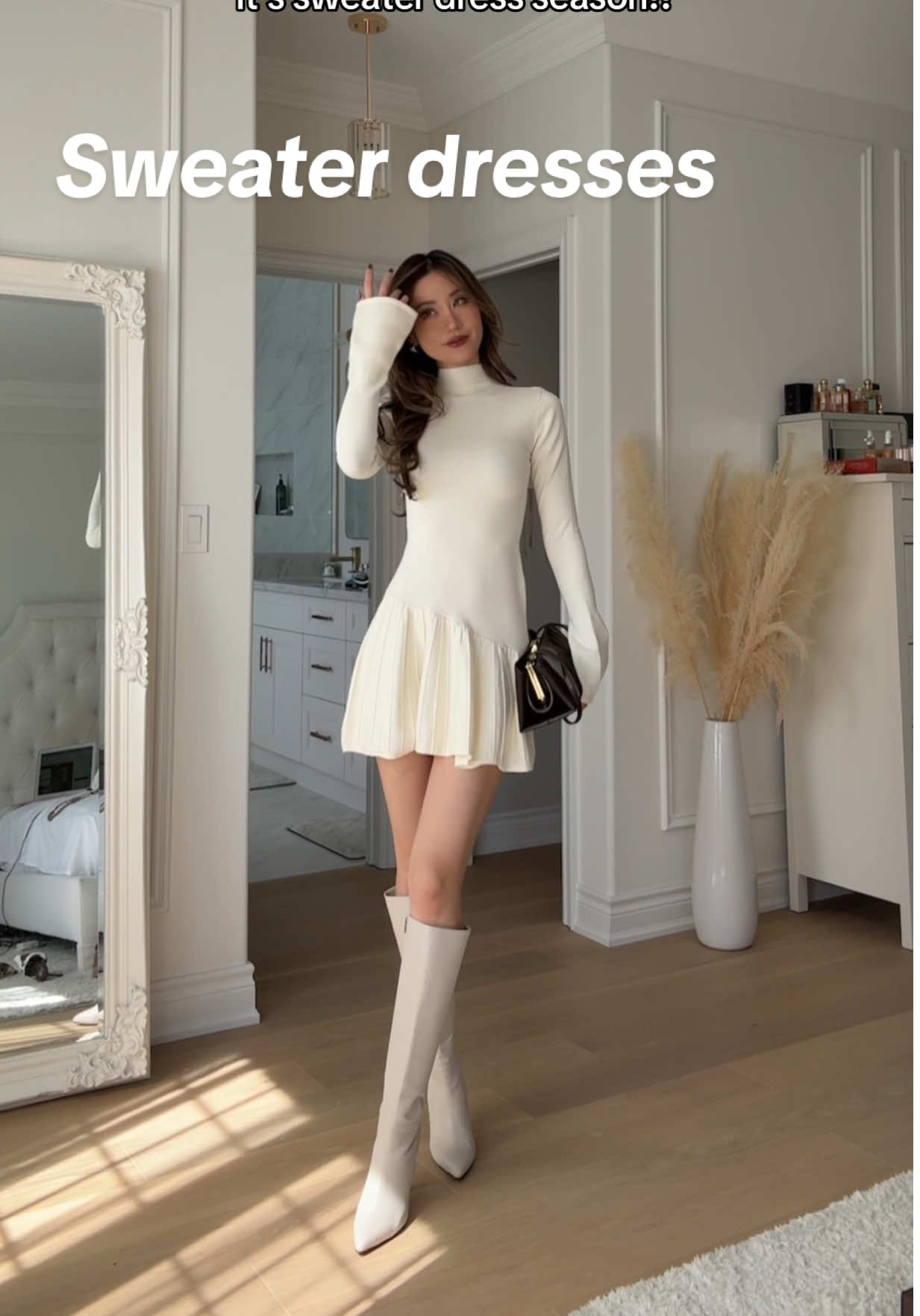 All Iinks in my bio 🤍 #sweaterweather #sweaterdress #girls #fallfashion 