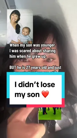 #stitch with @Sarah Klait I did not lose my son! #motherson If you have a close bond, you won’t lose your son. ❤️