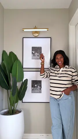 #LowesPartner This Battery Powered Picture light from @Lowe’s is just what my hallway needed! So good and I love the battery option! I don’t have to charge this one! #LowesFinds #cozyhomedecor #homedecorideas 