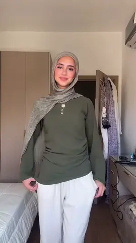 Stunning @Yara Beltagi in our olive top!❣️🫒 #trending #fashion #clothing #modestfashion #fyp 