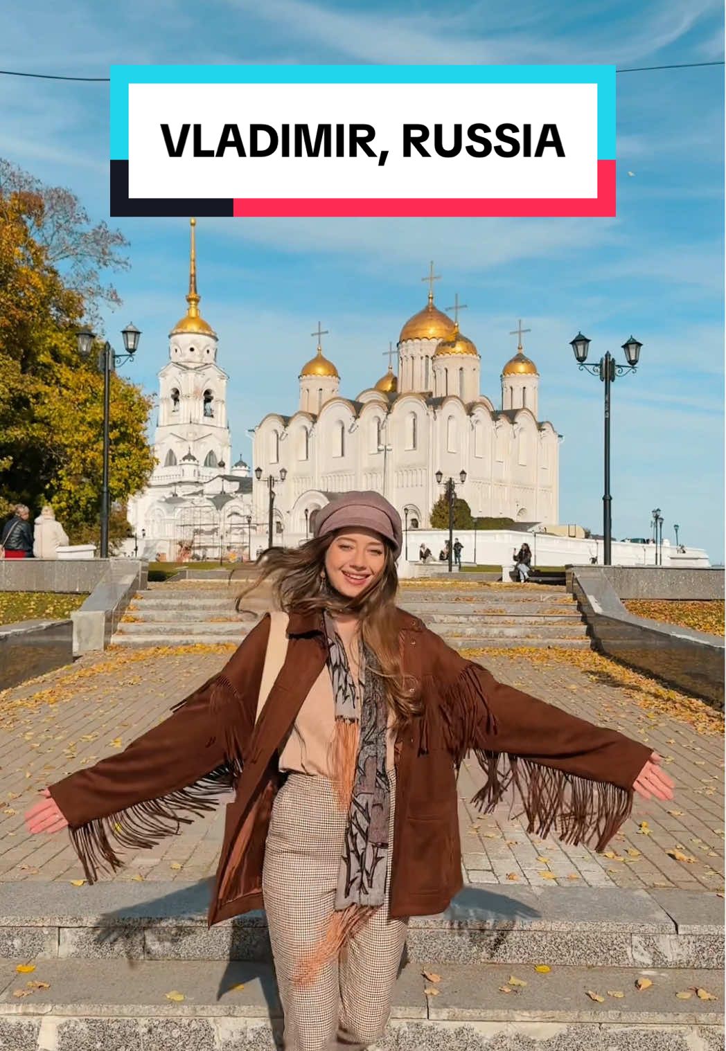 One of Russia’s medieval cities, Vladimir transports you back in time to the past ⚔️  #russia #russiatravel #traveltiktok  