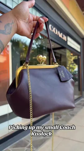My newest baby @Coach small kisslock bag is finally home! I cannot rave about the @coach sales associates at La Cantera enough. I was able to snag the limited edition, small kisslock bag in blackcurrant to add to my collection. I can’t wait to style her. • • • #KissLockBag #KissLockCoach #KissLock14 #BagLover #DreamBags #QuietLuxury #TheShopatLaCantera