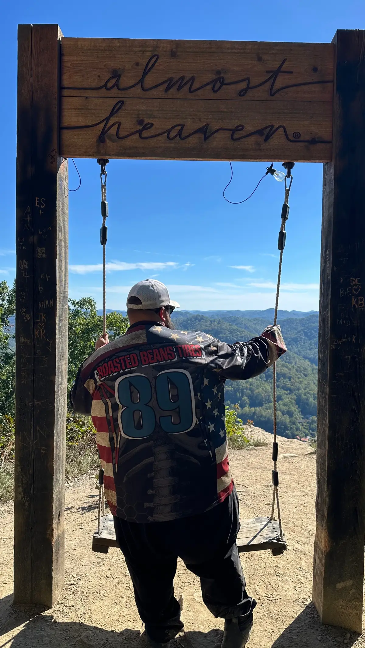 Nothing like a good Roasted Jersey for the trails! #almostheaven #westvirginia #hatfieldmccoytrail #williamsonwv #buffalomountain 