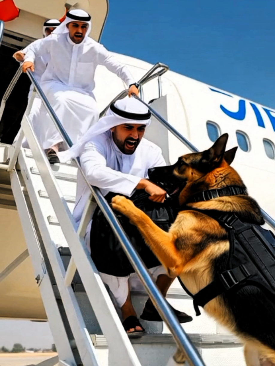 😭✈️ This Dog Last 10 Seconds Saved Hundreds of Lives! 🐕‍🦺 German Shepherd  Airplane from disaster! #dogrescue 