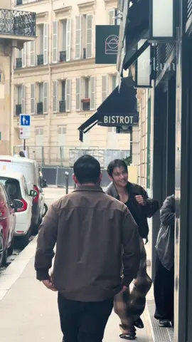 #taehyung dancing in Paris #celine #paris #bts #v 