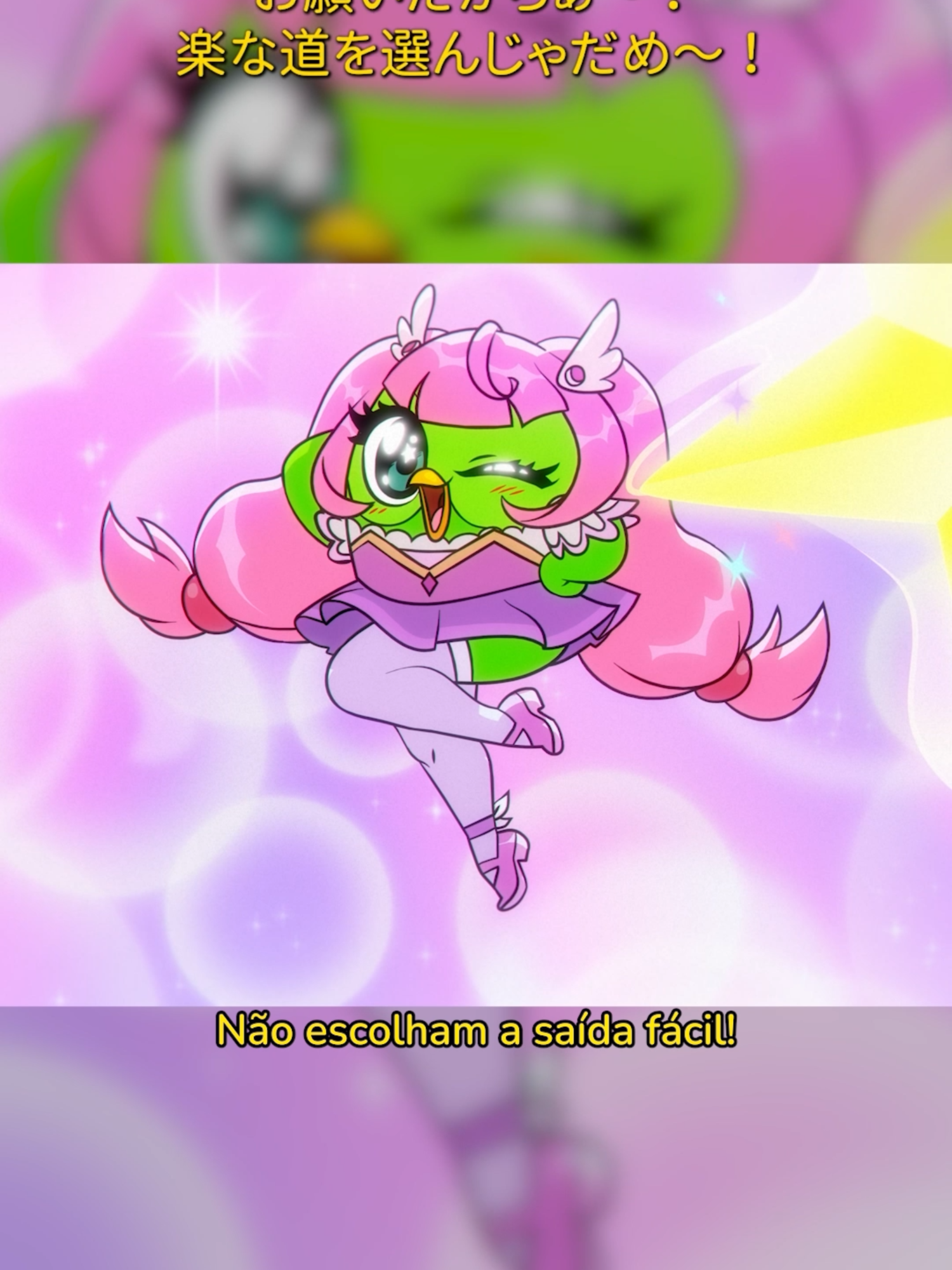 Eu não cancelaria a aula se fosse você 😇 episódio 2 do meu anime já tá disponível #DuolingoBrasil