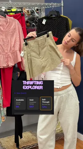 the better the sell-through rate is, the easier it is to sell🥳 i try to only buy pieces that have ST% of over 20%, but it can vary piece by piece @The Selling Network  dm me if you have any questions about the tool! #reseller #TheSellingNetworkPartner #secondhand #poshmark 