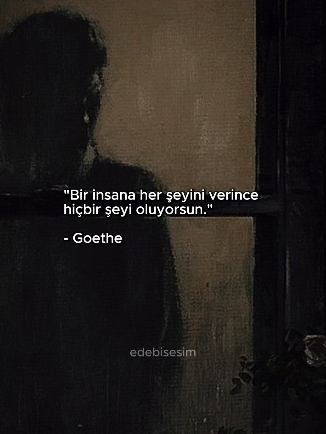 Bir insana her şeyini verince hiçbir şeyi oluyorSUN.