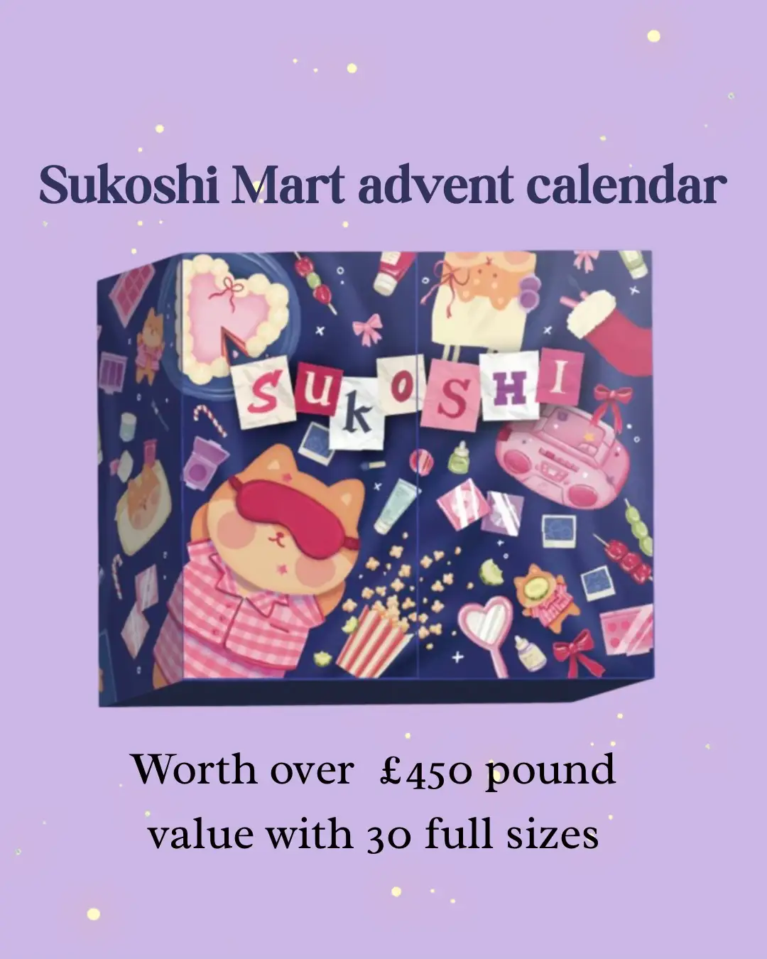 This advent calendar is stuffed with 37 goodies in 24 days!!! With skincare, makeup, hair and body essentials this calendar is packed with everything you need. At a value of over £450, this retails for only £145 which is an amazing deal and why I’ve bought this for myself. I can’t wait to unbox this come December. #koreanskincare #skincare #dermatology #adventcalendar #koreanbeauty  @SUKOSHI 