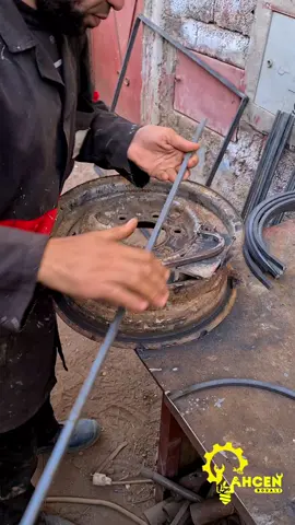 Iron window bending #lahcen_bouali #welding #iron #metal #لحام 