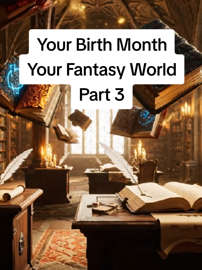 Your birth month is your fantasy world | Part 3 #asmr #asmrsounds #fantasy #satisfying #ai 