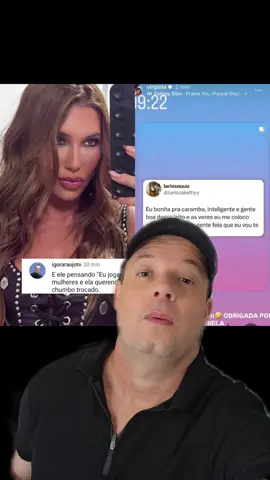 Virgínia curtiu post indireta para  o Vini jr. Qual a sua opinião? #virginia #vinijr #futebol #foryou #leodias 