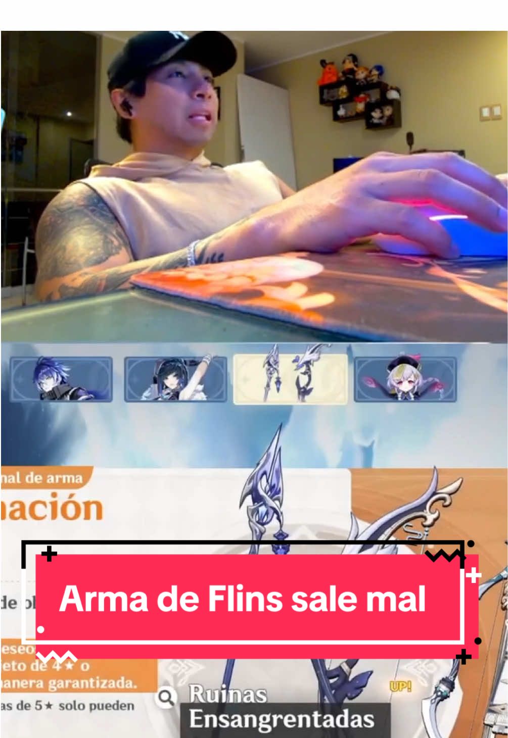 A por el arma de Flins 😥 #genshin #flins #banner #humor #jaragleif 