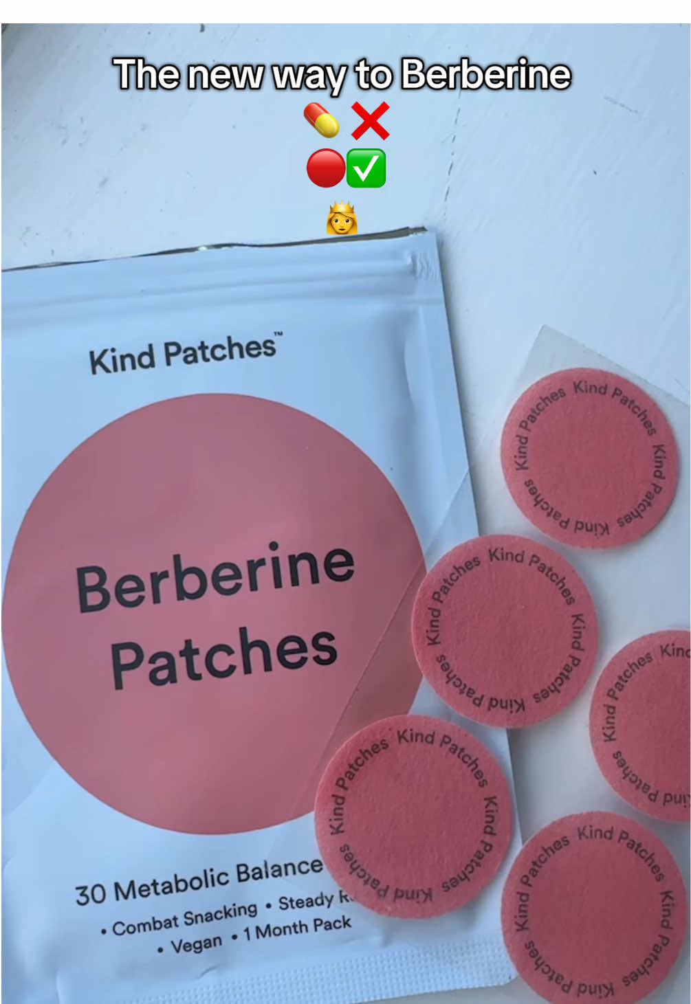 Mum life = zero time for supplements 😅 So these Kind Berberine Patches are a game changer! Just pop one on and let it do its thing no pills, no fuss, just simple wellness support while I get on with the chaos 💛 #mumlife #berberinepatch #kindpatches #wellnessmadeeasy