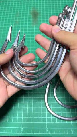 ตะขอเบ็ดขนาดใหญ่พิเศษ สำหรับทำตะขอสับปลา เติมของให้แล้วครับ #ตะขอสับปลา #ตะขอเบ็ด #ตีเหยื่อปลอมชายฝั่ง #ตกปลาทะเล 