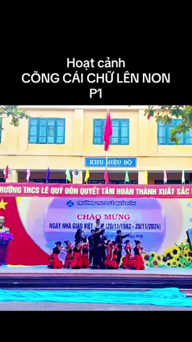 Văn nghệ 20/11 Hoạt cảnh Cõng cái chữ lên non #minabeheo #biendaomuaminabeheo #vannghe2011 #congcaichulennon #fyp 