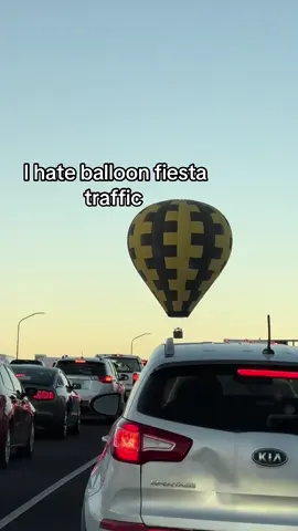 Took me and hour and a half to get to work #balloonfiesta #albuquerque #traffic 