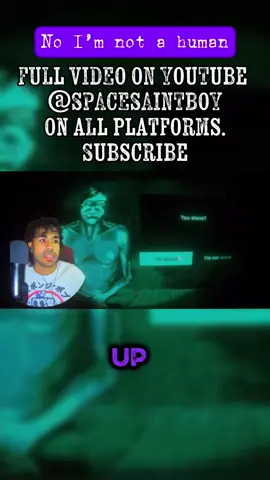 No I’m not a human full video on YouTube #noimnotahuman #octobermood #scaryseason 