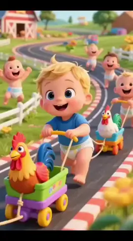 Baby and Chickens@Kids Joy Land  #kidscartoon #songforkids #cartoon #tiktokkids #cartoonkids 