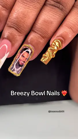 Breezy Bowl Nails ❤️‍🔥 #breezybowl #chrisbrown 