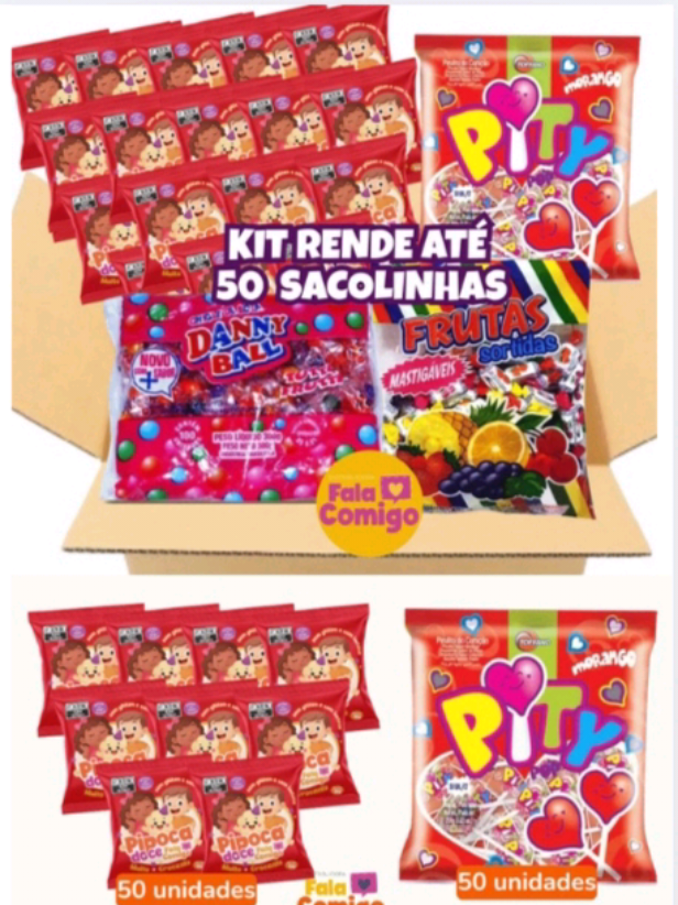 🎉 Festa garantida por apenas R$59,90! Kit Aniversário com 50 sacolinhas surpresa cheias de doces e alegria — praticidade e diversão em um só clique! 🥳🍬 💬 Quer o link? Nos siga e depois comenta 
