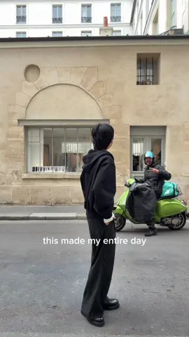 I should have asked him to join the fit check 😭