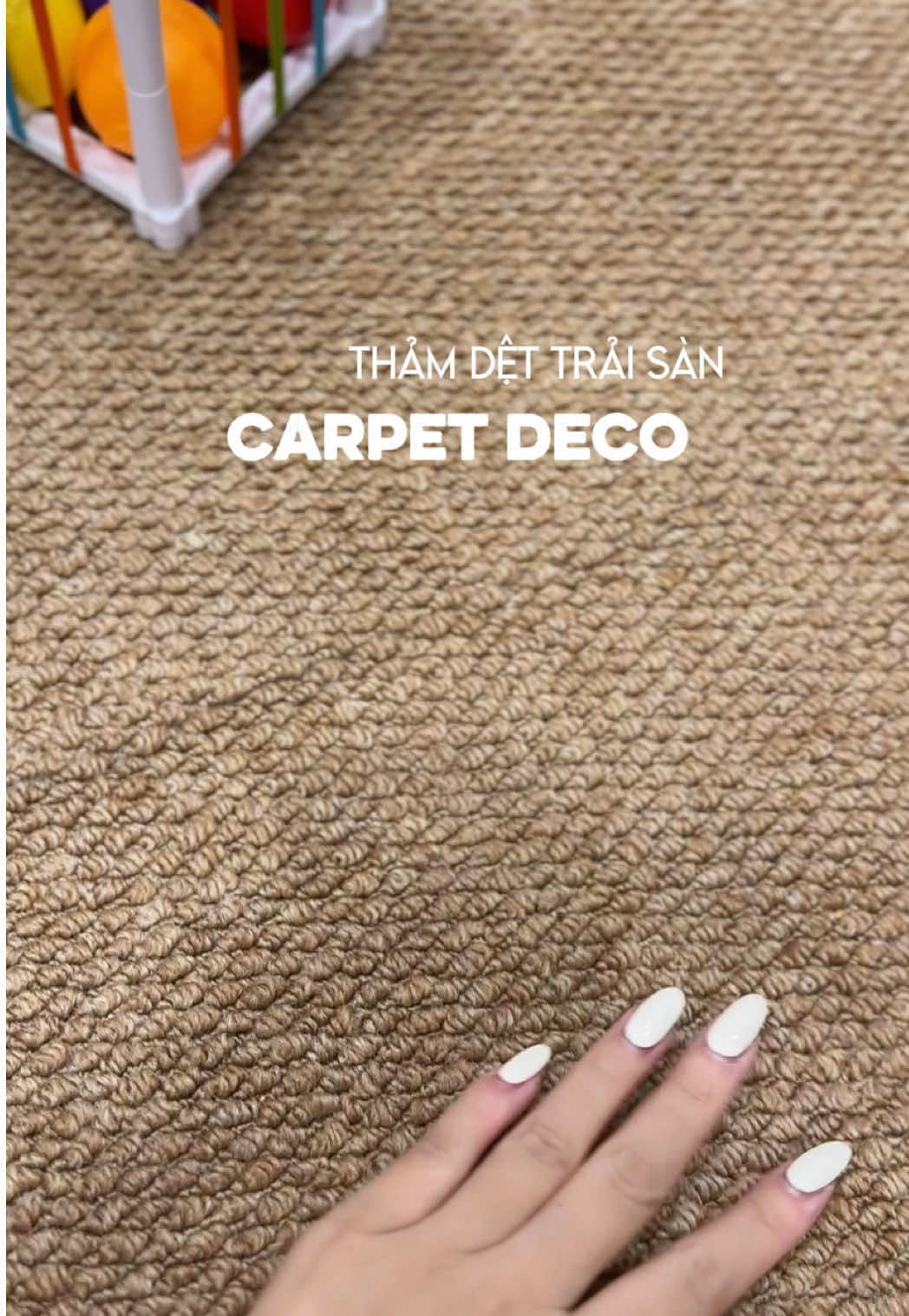 Chiếc thảm chống thấm nước, vừa sang lại deco đẹp #megialinh #thamtraisan 