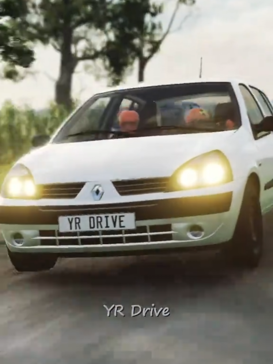 السرعة وش تدير 😔  #beamng  #assettocorsa  #yrdrive  #fyp  #الشعب_الصيني_ماله_حل😂😂  clio 2 clio campus