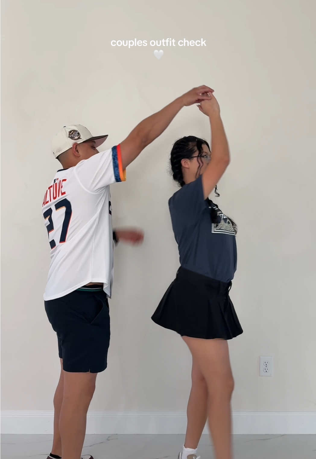 a lil couples outfit check. love when we coordinate our outfits hehe  #couplesoutfits #outfitinspo #outfitideas #coupleoutfit #creatorsearchinsights 