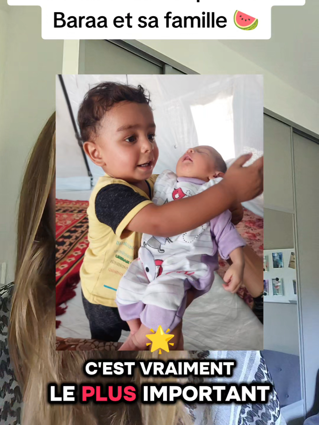 🍉lien 3 dans ma bio pour aider Baraa, sa petite sœur Samira et leur famille 🍉  #islam #bébé #🍉 #aide #soutien 