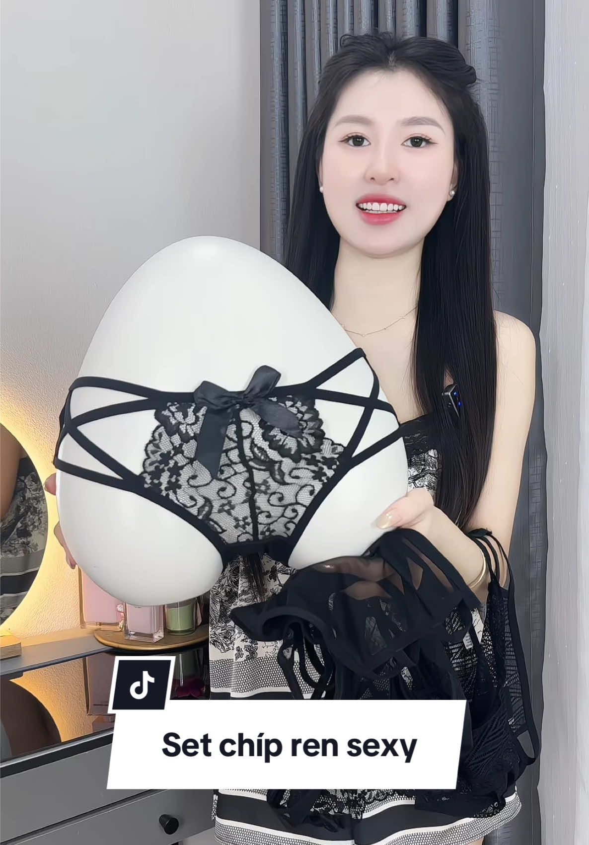 Mặc set này ck chỉ có mê thôi mấy bà ơi #haianhxinh #quanlotren #quanchipren #quanlotsexy 