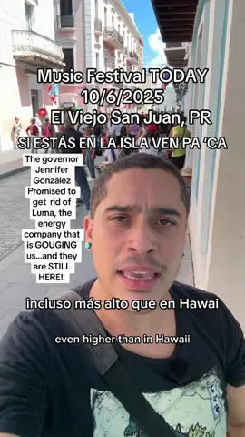 10/7/2025 - AÚN SIGUE, LLEGUEN!! DAILY MUSIC FESTIVAL IN SJ PUERTO RICO STARTED 10/6/2025 TODOS LOS DIAS PARO NACIONAL EN LA FORTALEZA 10/6/2025  #puertorico #luma #renunica #jennifer #parati 